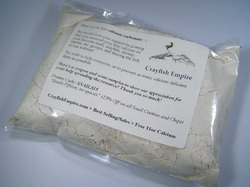 11oz Free Calcium, Cover Shipping - Crayfish Empire